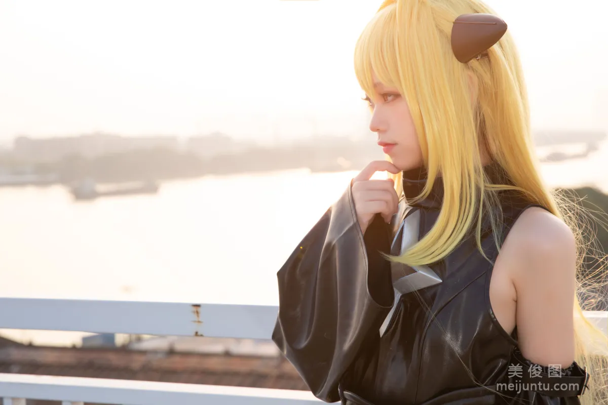 [Web Idol Coser Photos] Anime Blogger G44 Buhui Shoushang - Little Darkness Casual Clothes photo 13