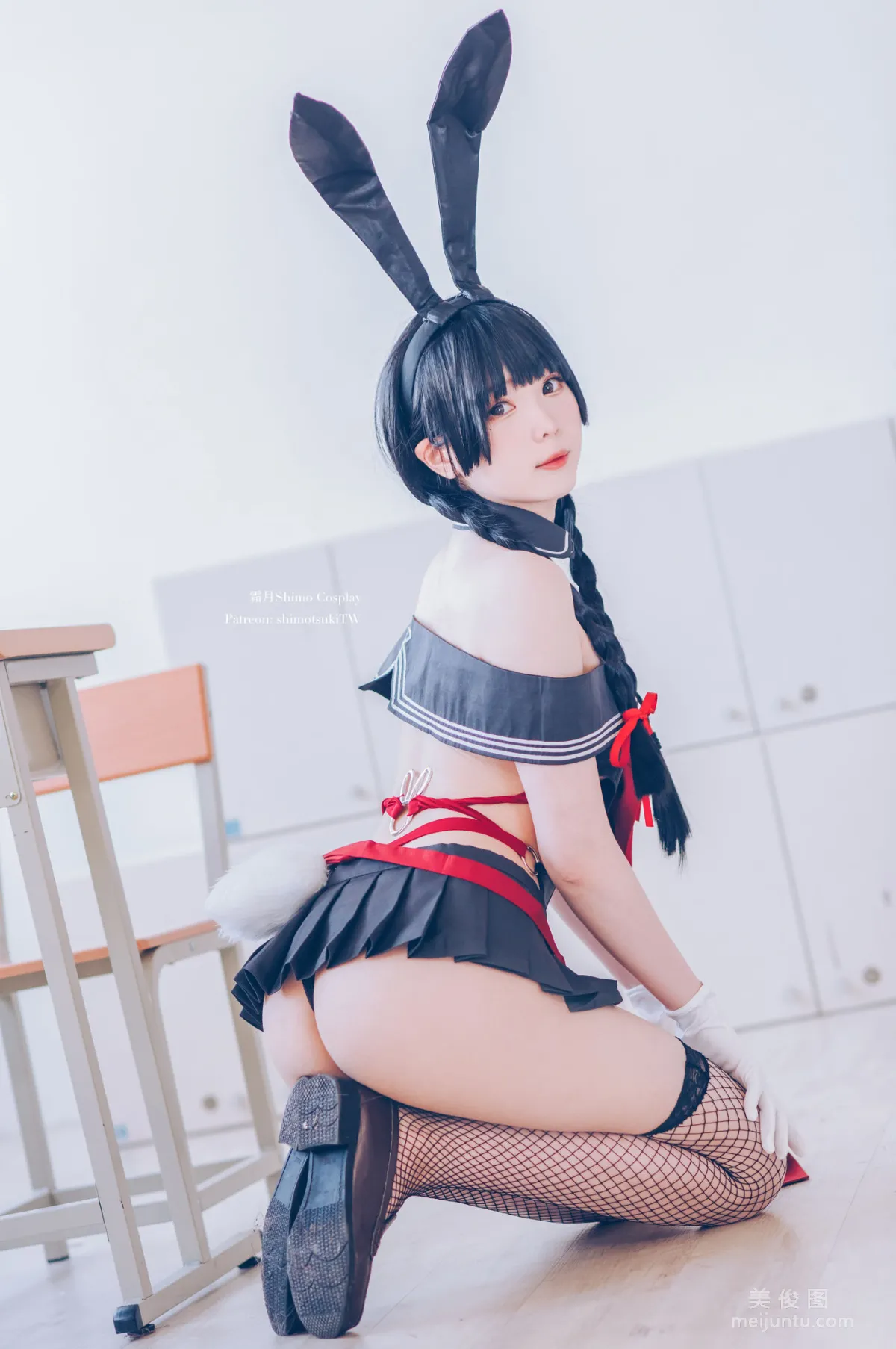 [网红COSER] 微博妹纸霜月shimo - 卯月桃子 水手服兔女郎3