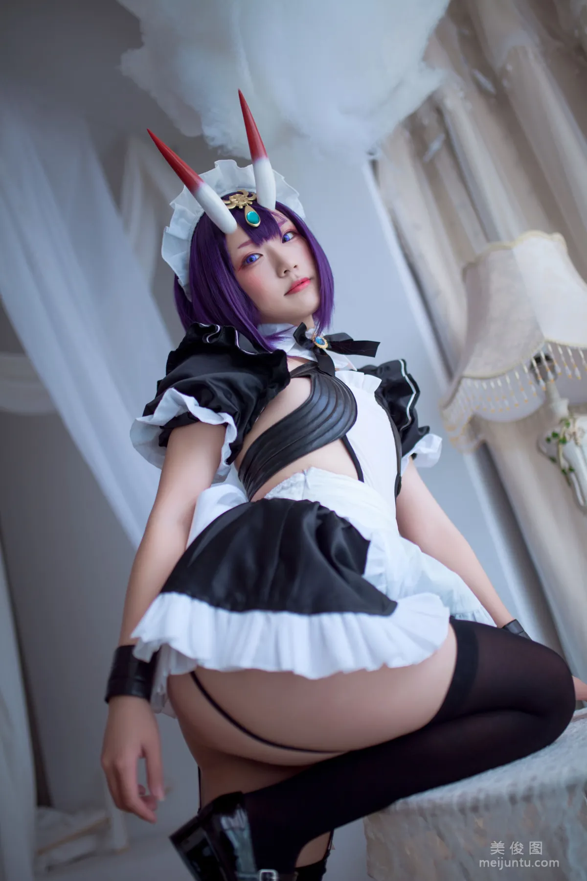 [Web Idols COSER] Anime Blogger Mime Mimei - Shuten Douji Maid photo 9