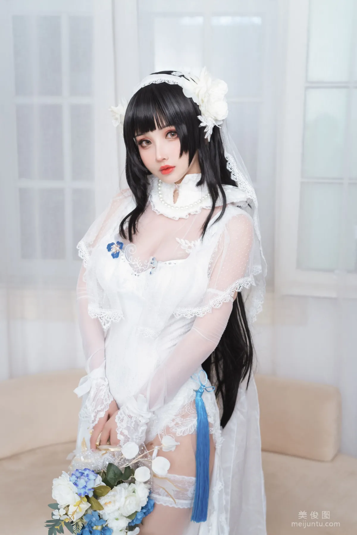 [Web Idol Coser] rioko Liang Liangzi - 95 Bride Photo Set photo 11