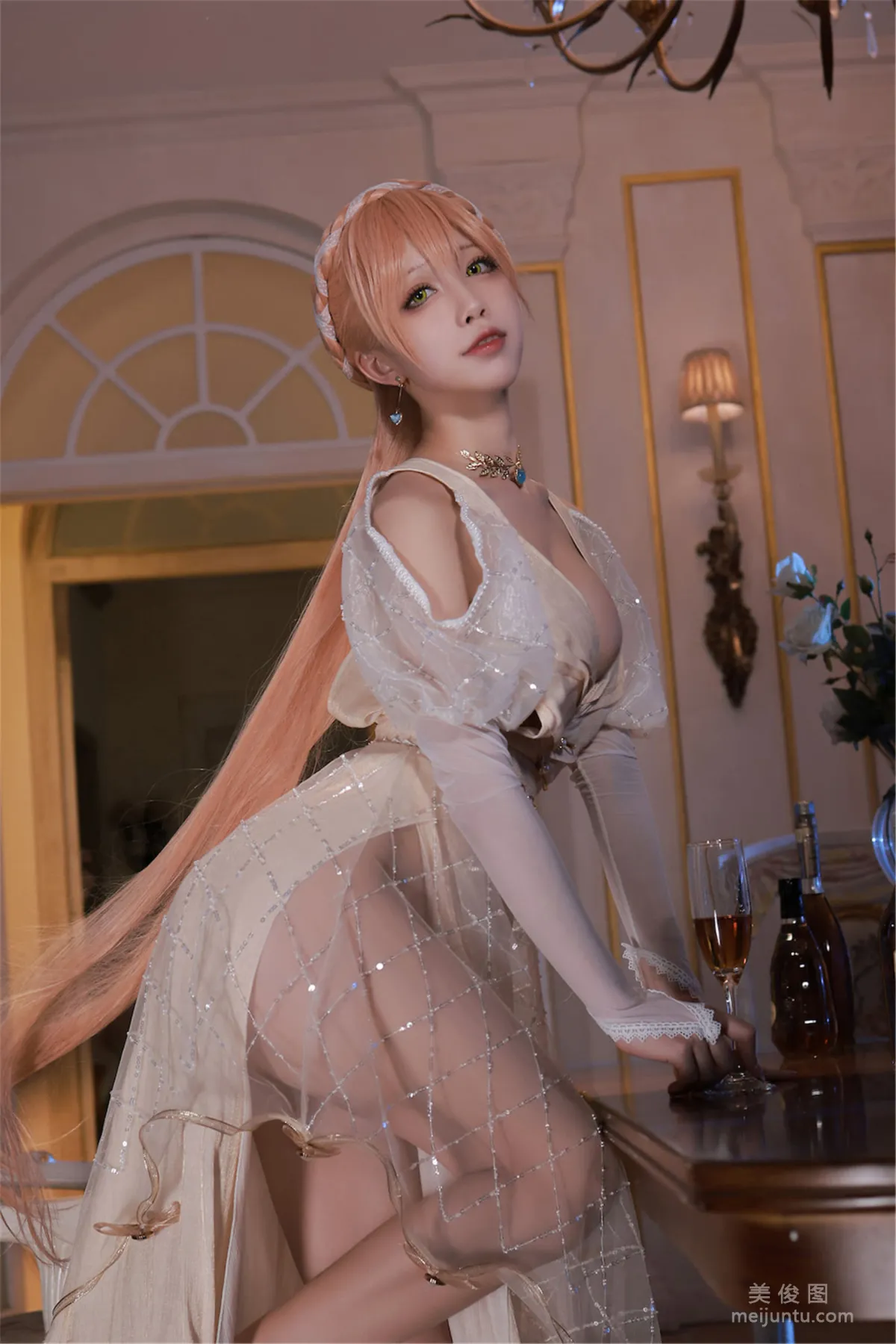 [Web Celebrity COSER] Anime Blogger Shui Miao aqua - Girls' Frontline OTS14 & Type95 photo 3