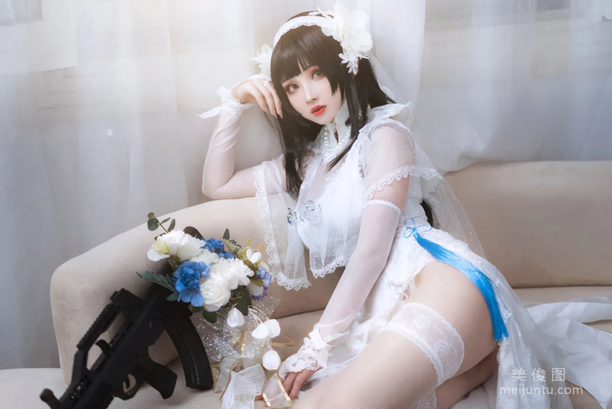 [Web Idol Coser] rioko Liang Liangzi - 95 Bride Photo Set photo 2