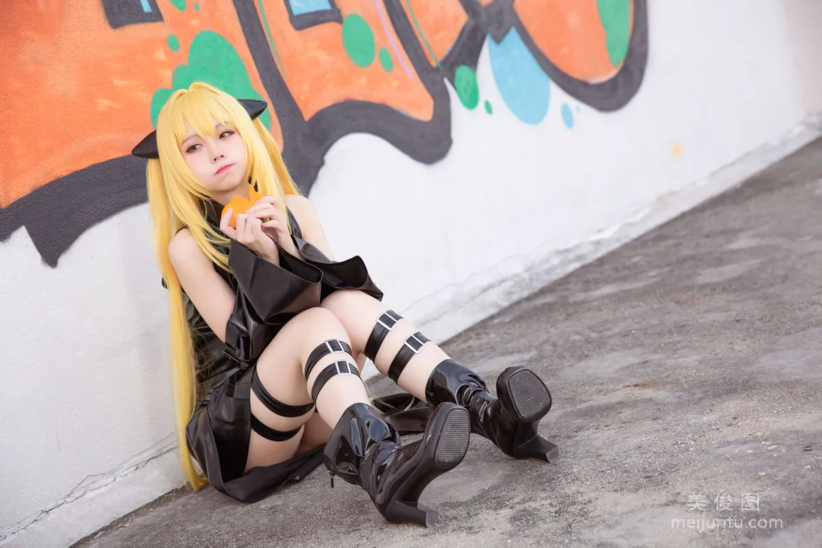[Web Idol Coser Photos] Anime Blogger G44 Buhui Shoushang - Little Darkness Casual Clothes photo 3