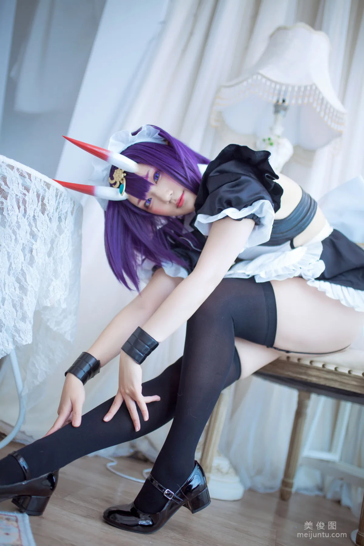 [Web Idols COSER] Anime Blogger Mime Mimei - Shuten Douji Maid photo 16