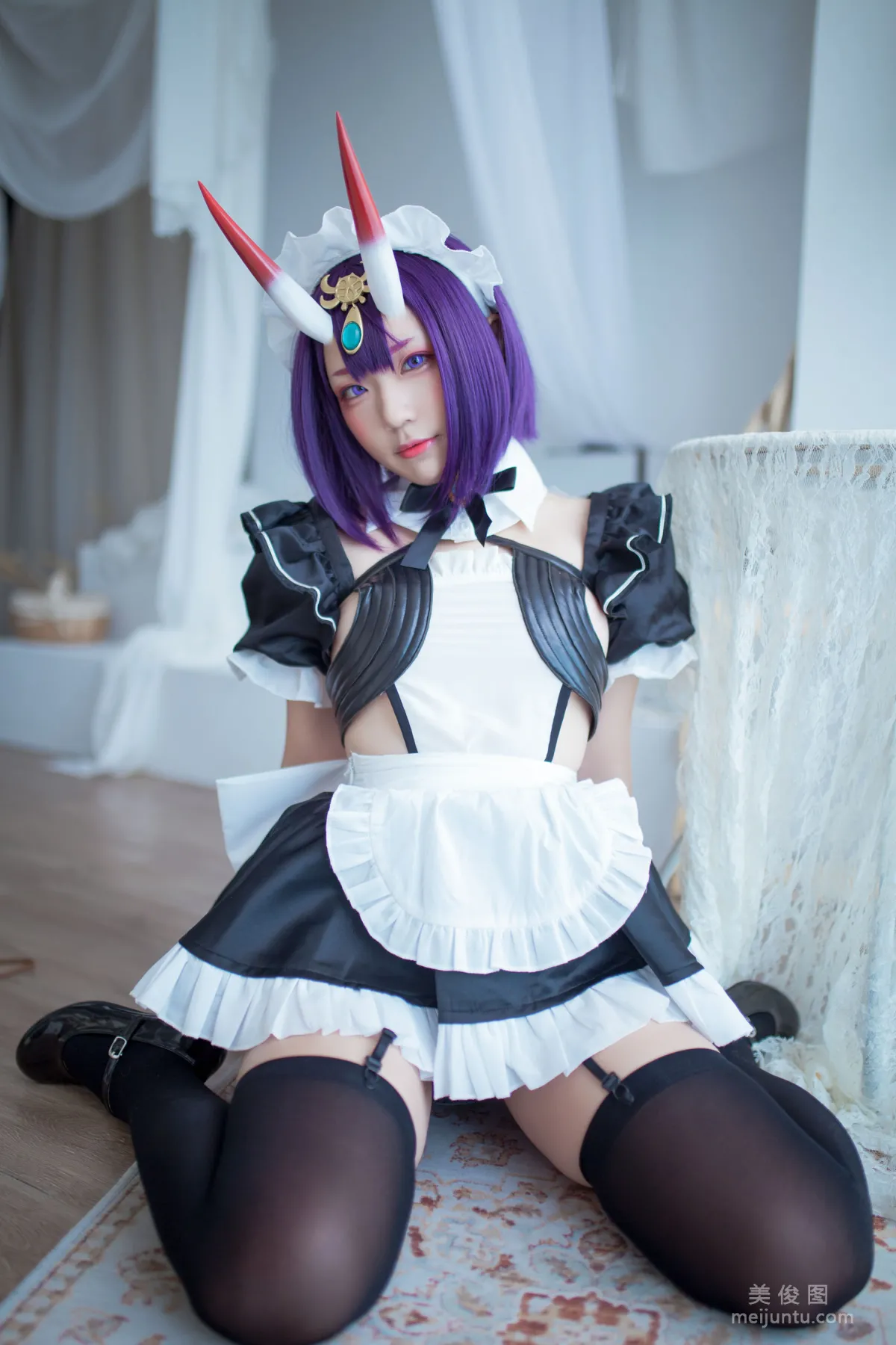 [Web Idols COSER] Anime Blogger Mime Mimei - Shuten Douji Maid photo 11