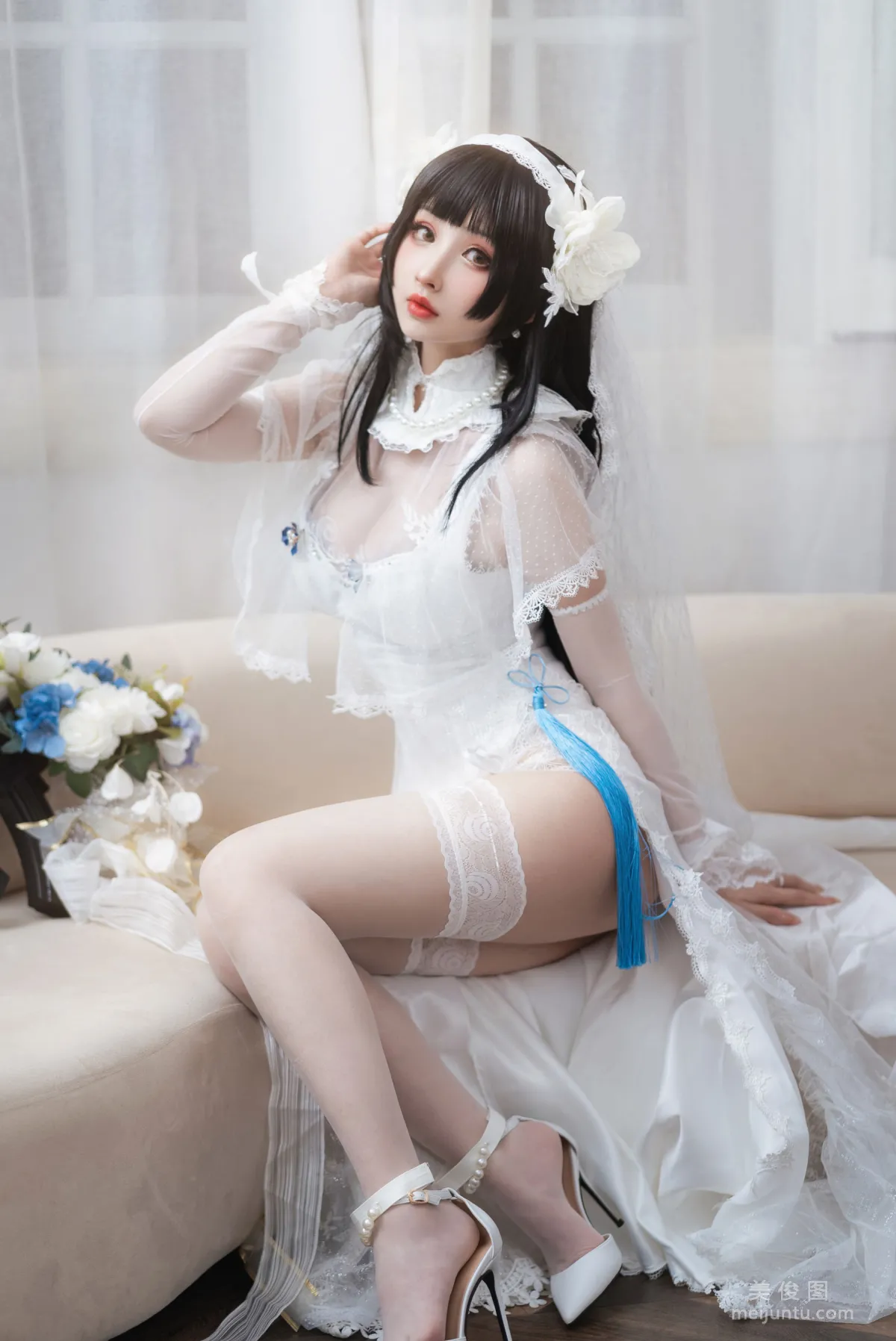 [Web Idol Coser] rioko Liang Liangzi - 95 Bride Photo Set photo 3