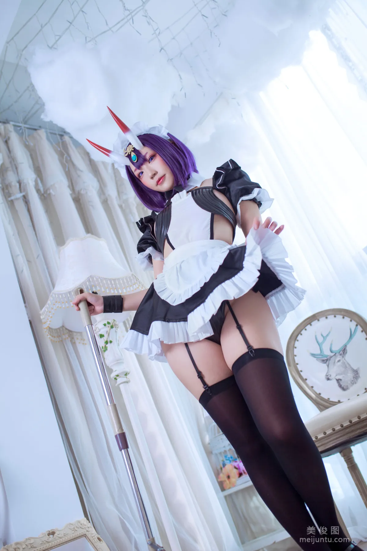[网红COSER] 动漫博主Mime弥美 - 酒呑童子女仆1