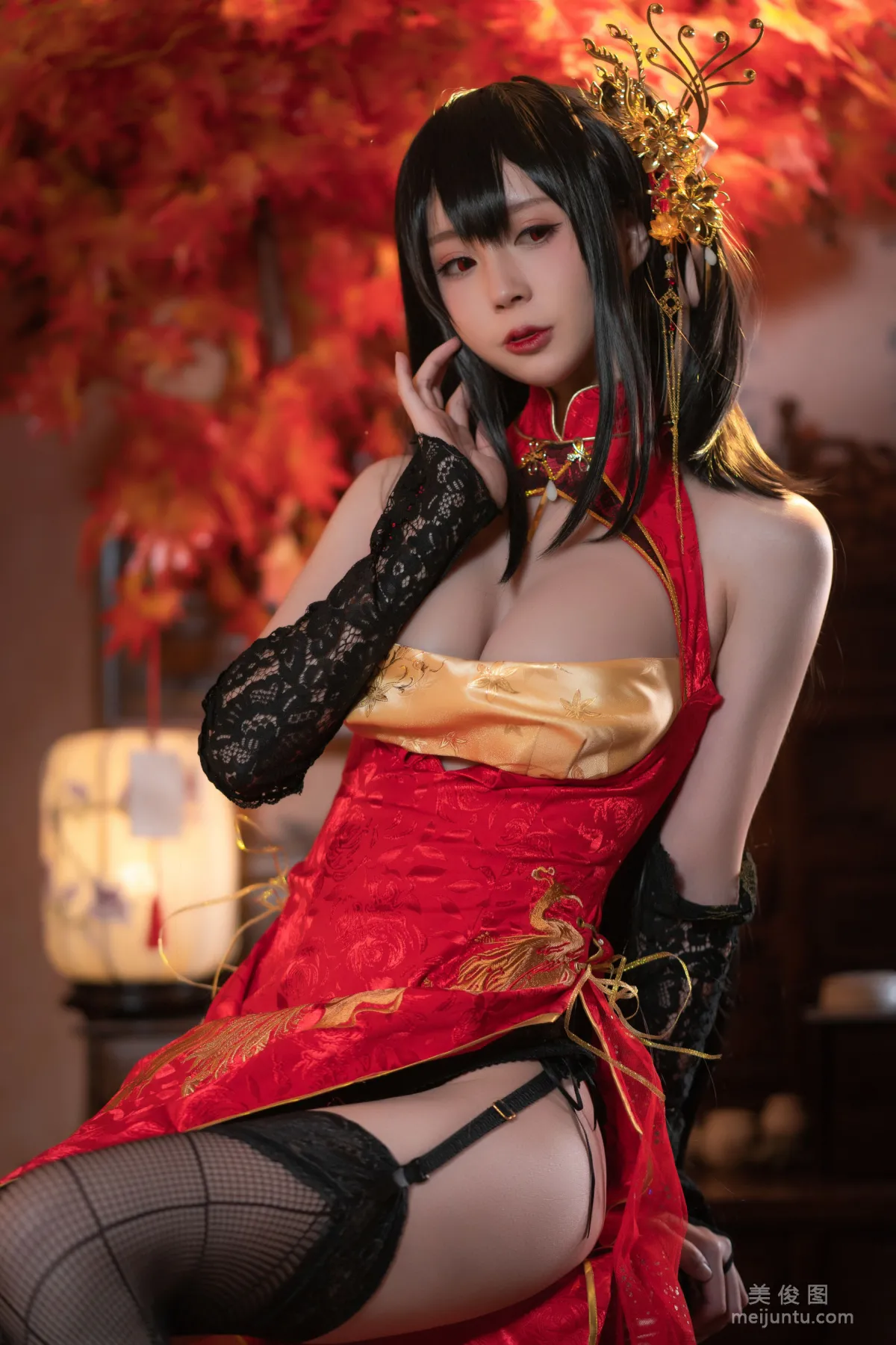 [Web Idols Cosplay] Xiyuan Sinan Ge - Daifeng Qipao Photo Set photo 9