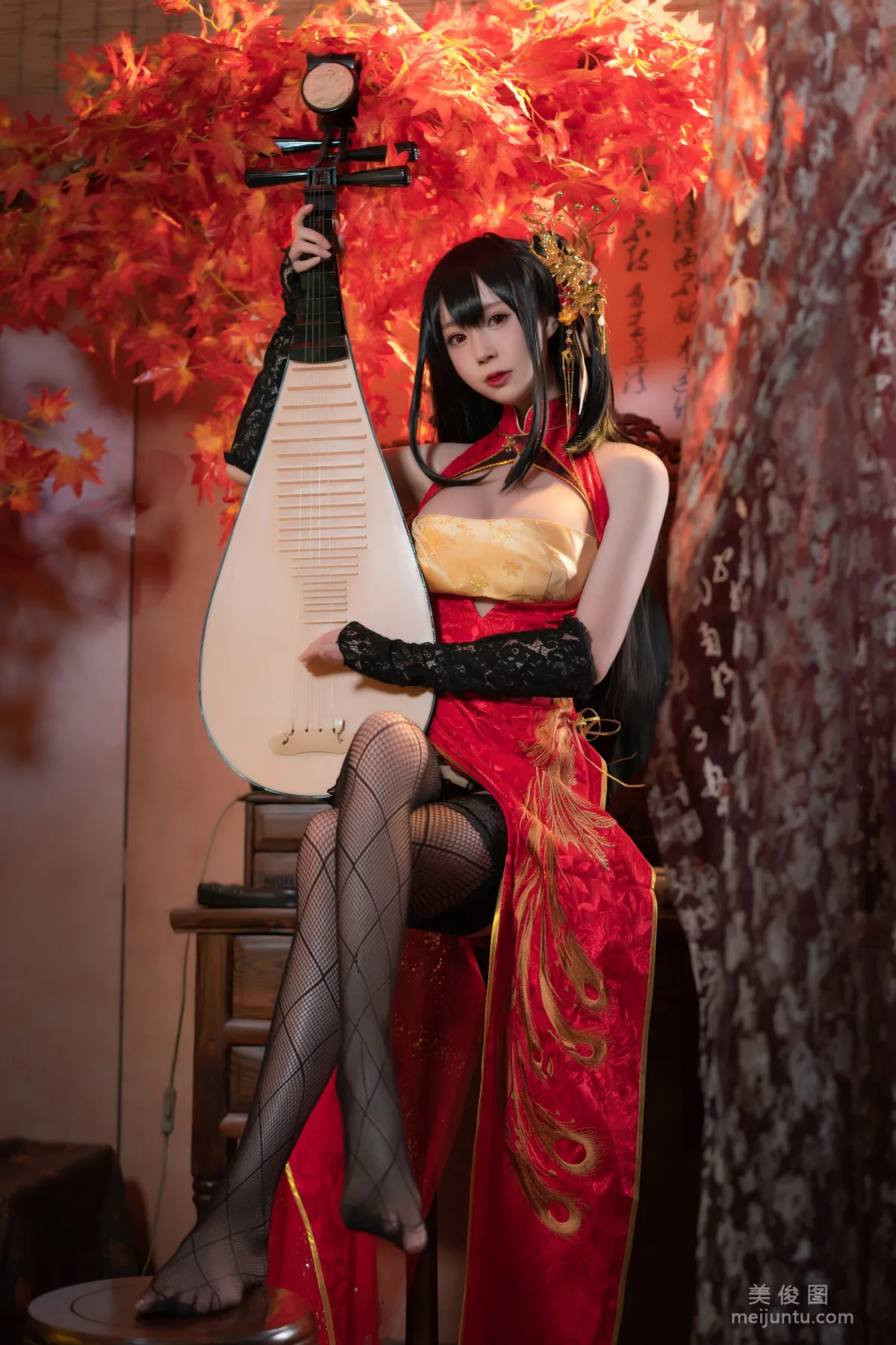 [网红COSER] 西园寺南歌 - 大凤 旗袍  写真套图1