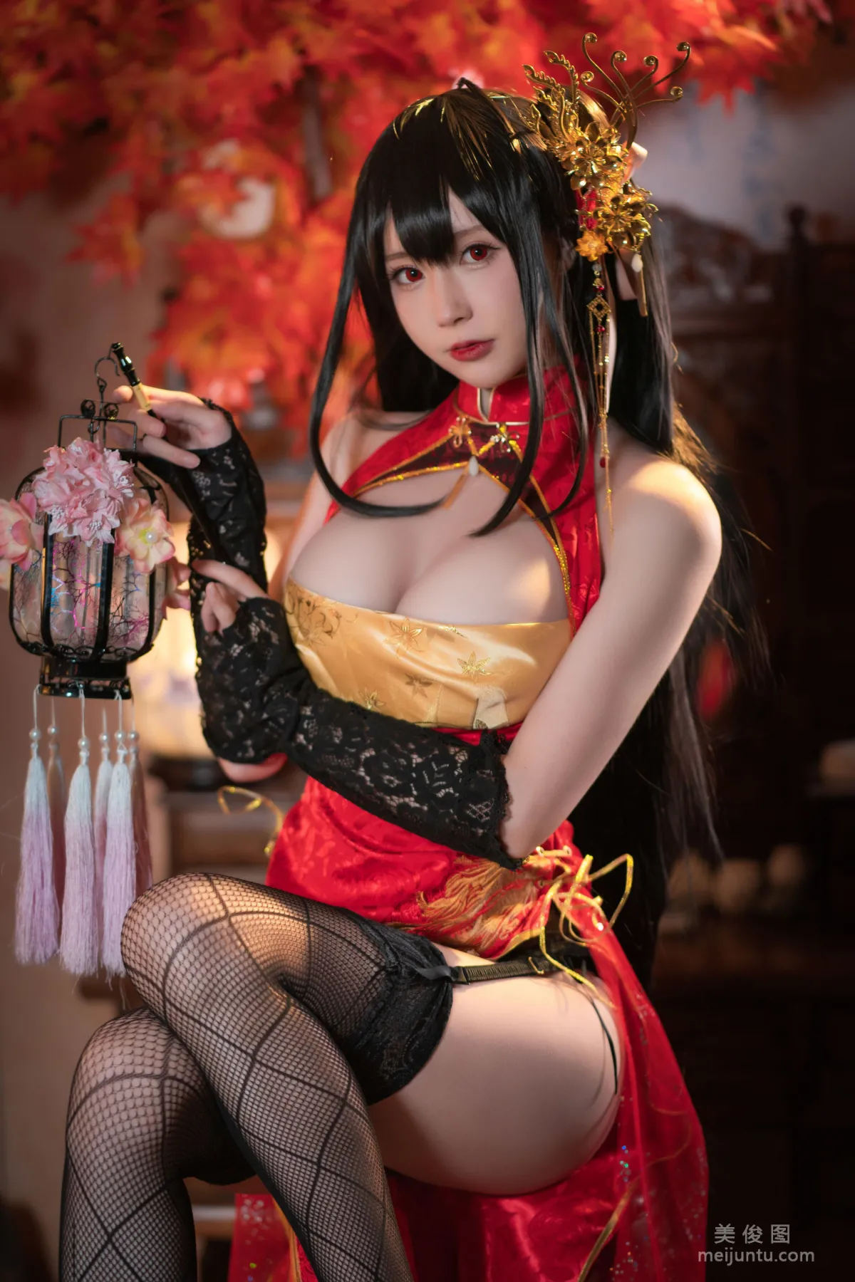 [Web Idols Cosplay] Xiyuan Sinan Ge - Daifeng Qipao Photo Set photo 15