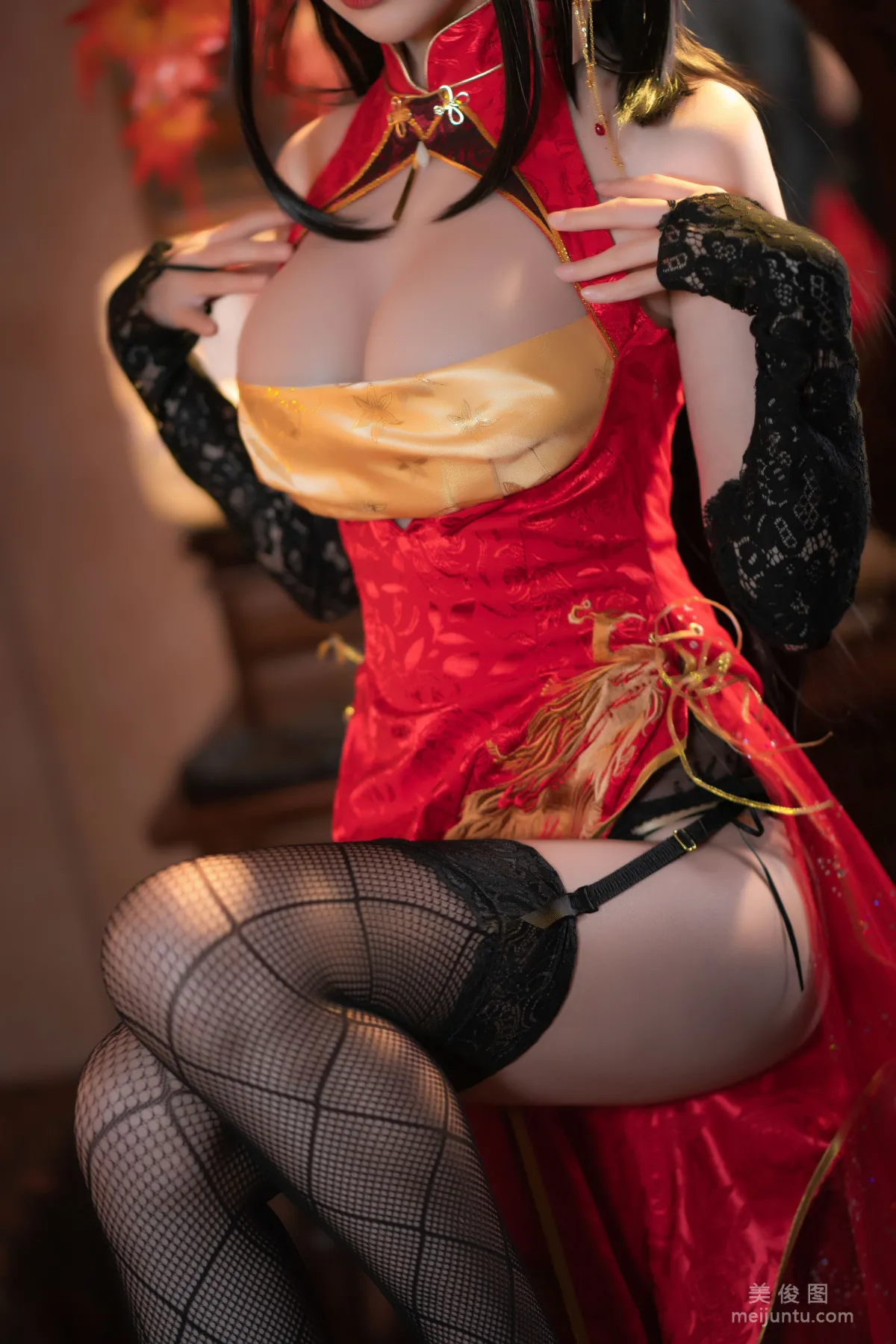 [Web Idols Cosplay] Xiyuan Sinan Ge - Daifeng Qipao Photo Set photo 13