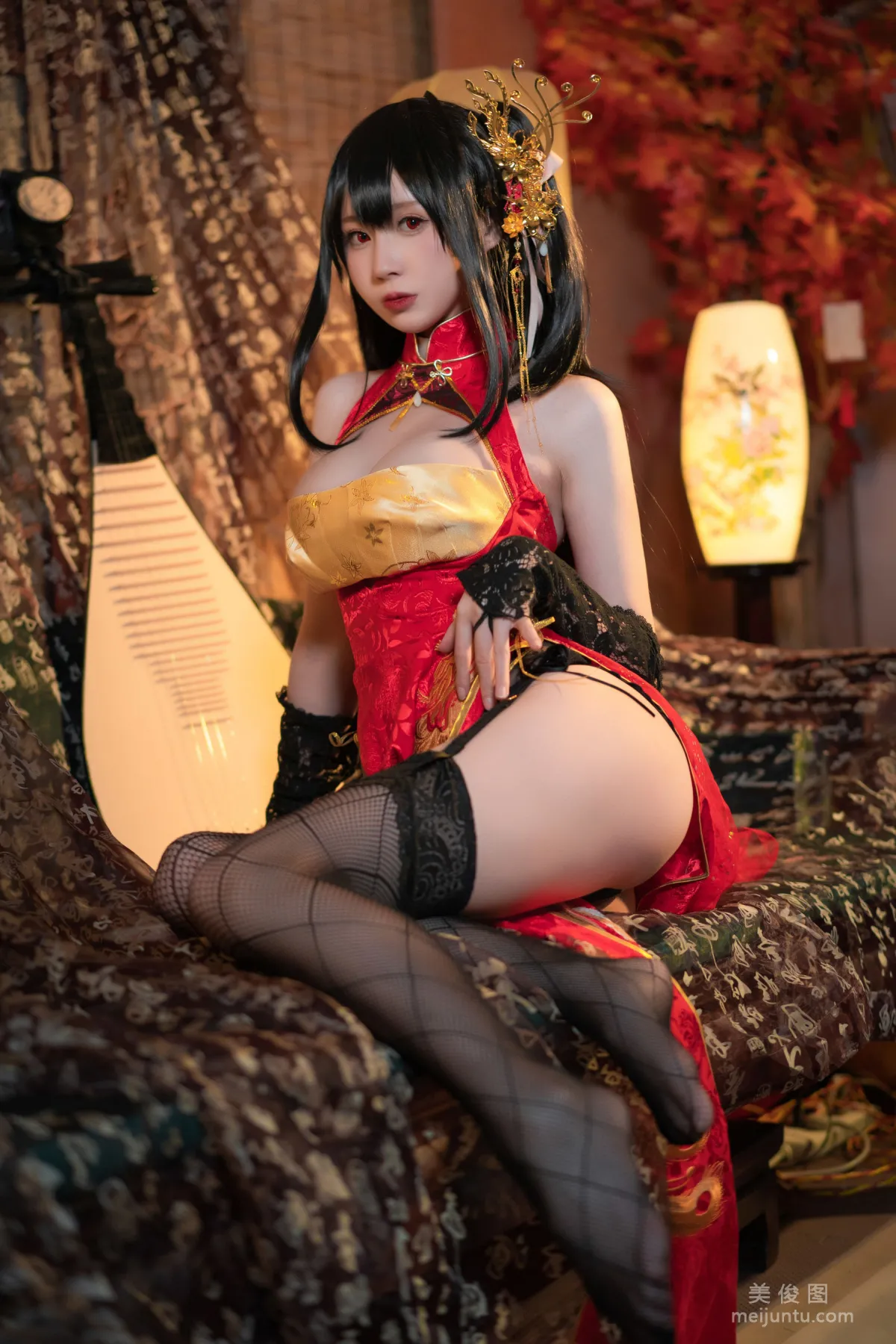 [Web Idols Cosplay] Xiyuan Sinan Ge - Daifeng Qipao Photo Set photo 26