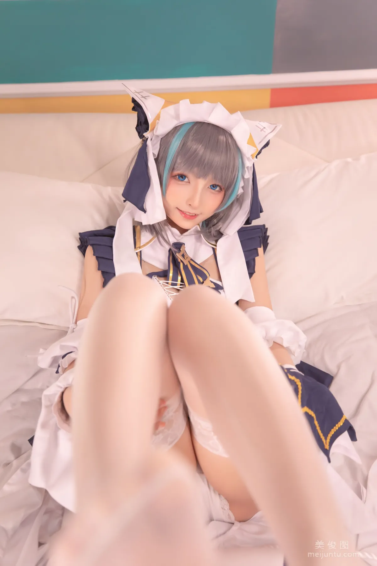 [網紅COSER] 蘿莉神楽闆真冬 之 柴郡 - 純色庭院 寫真套圖 103