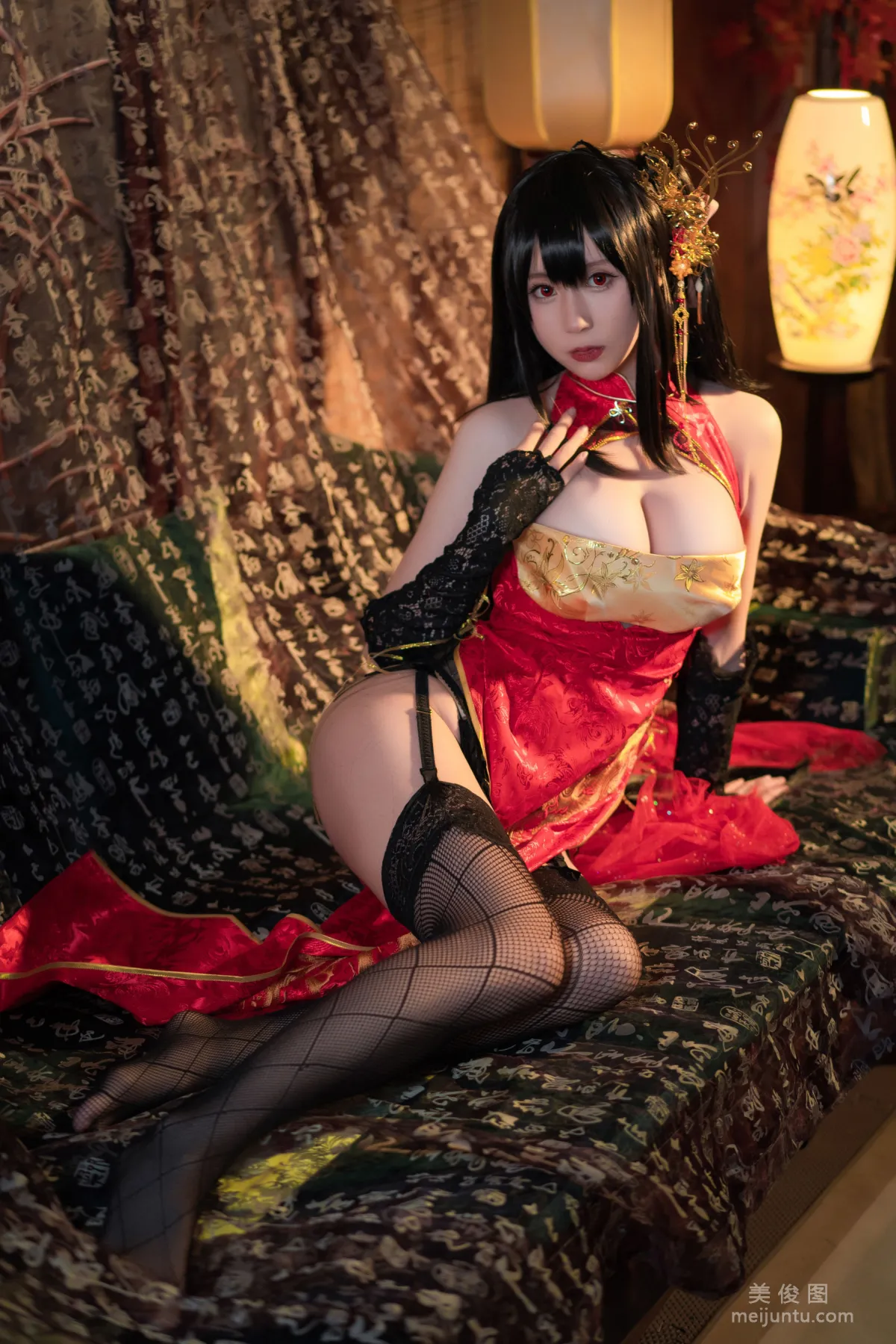 [Web Idols Cosplay] Xiyuan Sinan Ge - Daifeng Qipao Photo Set photo 21