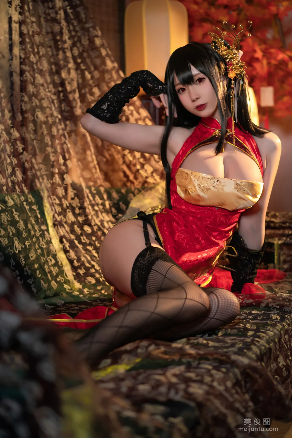 [Web Idols Cosplay] Xiyuan Sinan Ge - Daifeng Qipao Photo Set photo 22
