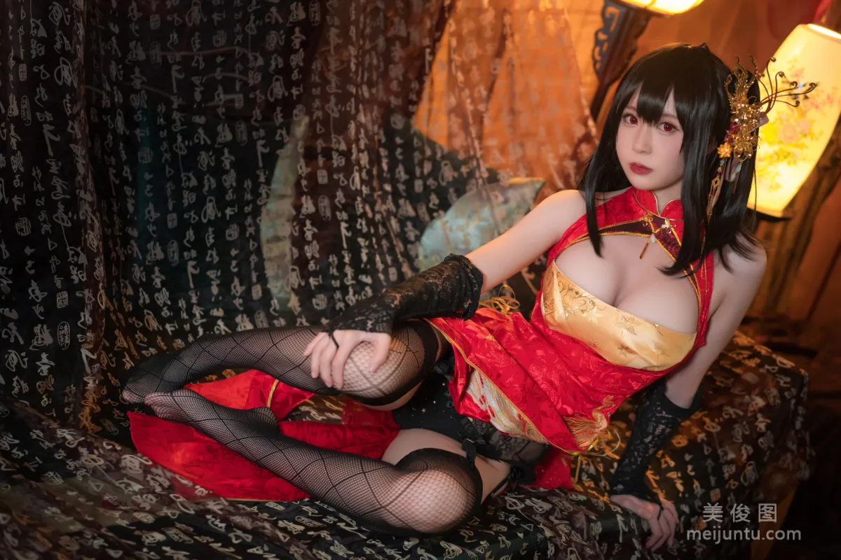 [Web Idols Cosplay] Xiyuan Sinan Ge - Daifeng Qipao Photo Set photo 19