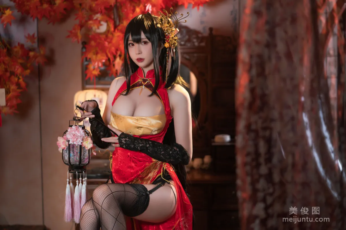[Web Idols Cosplay] Xiyuan Sinan Ge - Daifeng Qipao Photo Set photo 14