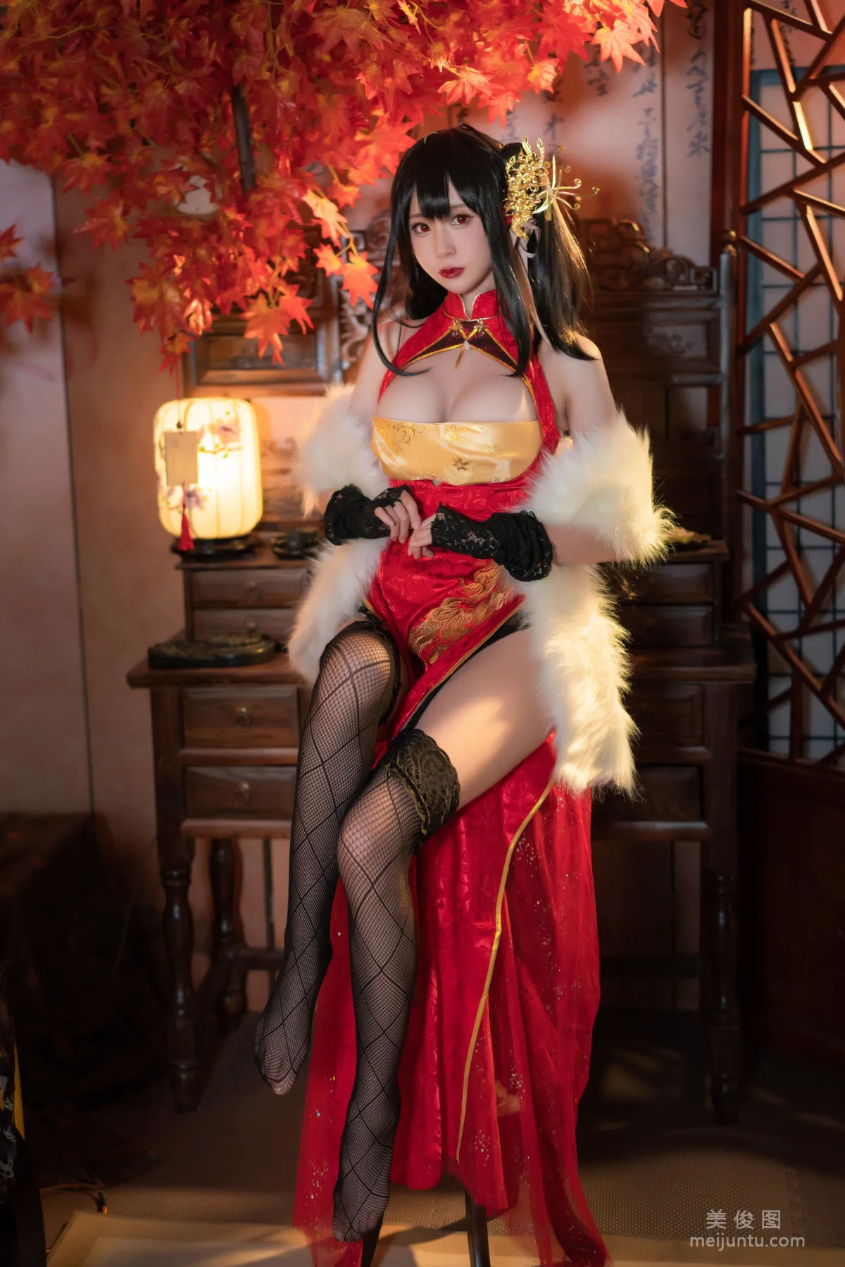 [Web Idols Cosplay] Xiyuan Sinan Ge - Daifeng Qipao Photo Set photo 35