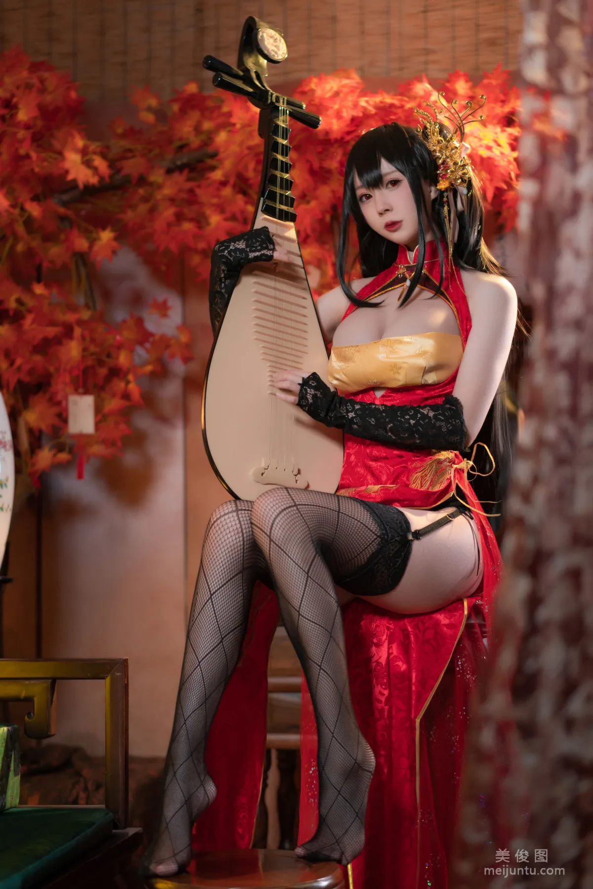[Web Idols Cosplay] Xiyuan Sinan Ge - Daifeng Qipao Photo Set photo 4