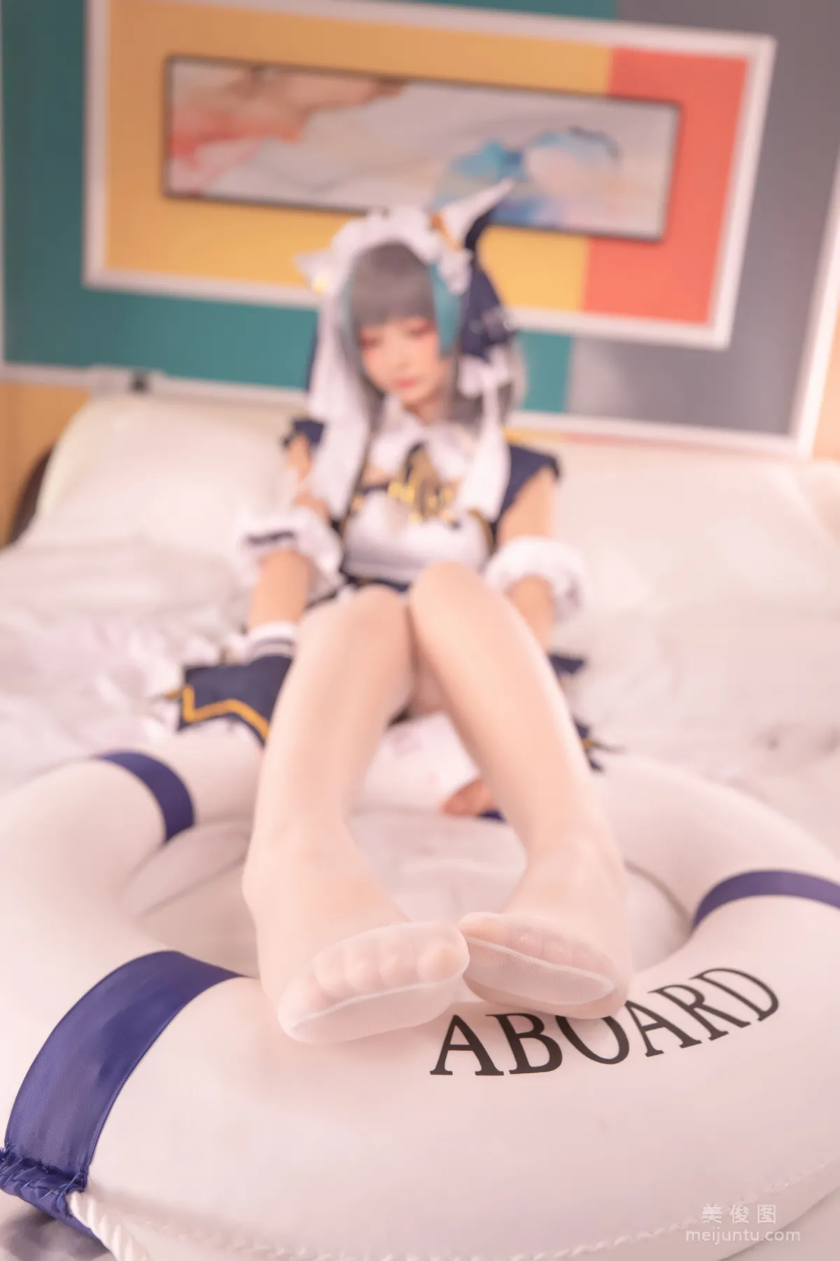 [網紅COSER] 蘿莉神楽闆真冬 之 柴郡 - 純色庭院 寫真套圖 96