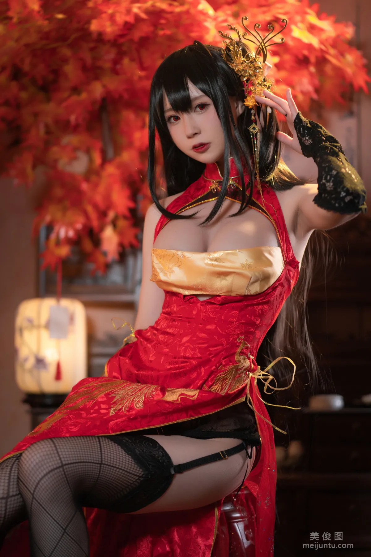 [Web Idols Cosplay] Xiyuan Sinan Ge - Daifeng Qipao Photo Set photo 10