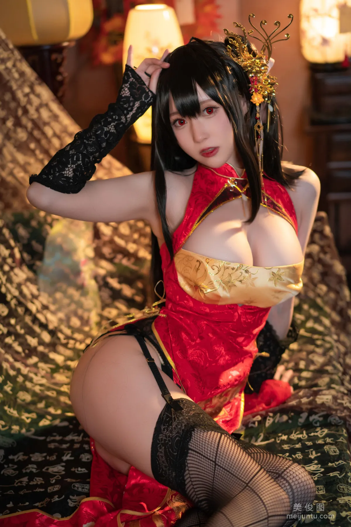 [Web Idols Cosplay] Xiyuan Sinan Ge - Daifeng Qipao Photo Set photo 23