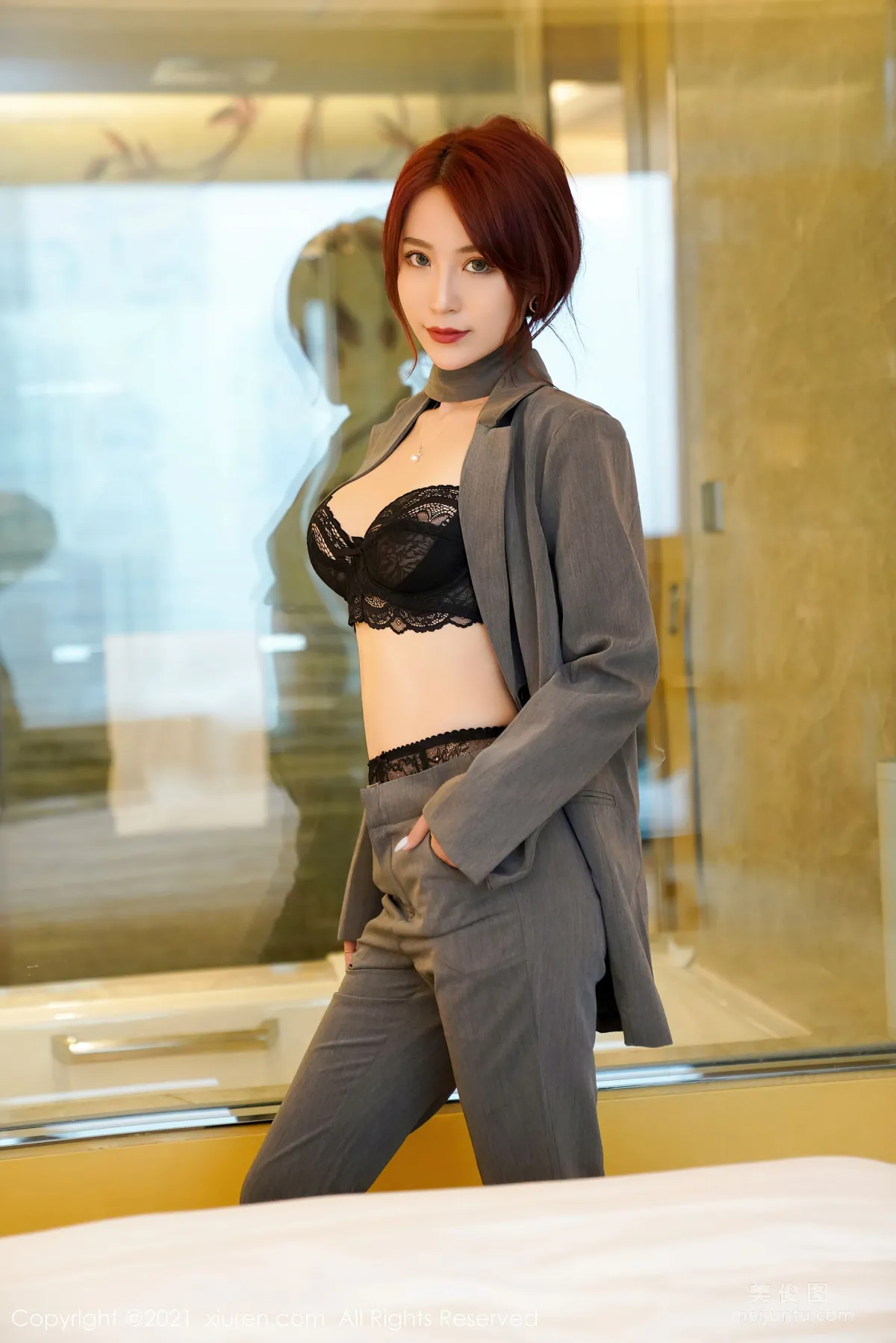 [秀人XIUREN] No.3368 周慕汐baby - 經典職場職業OL制服 15