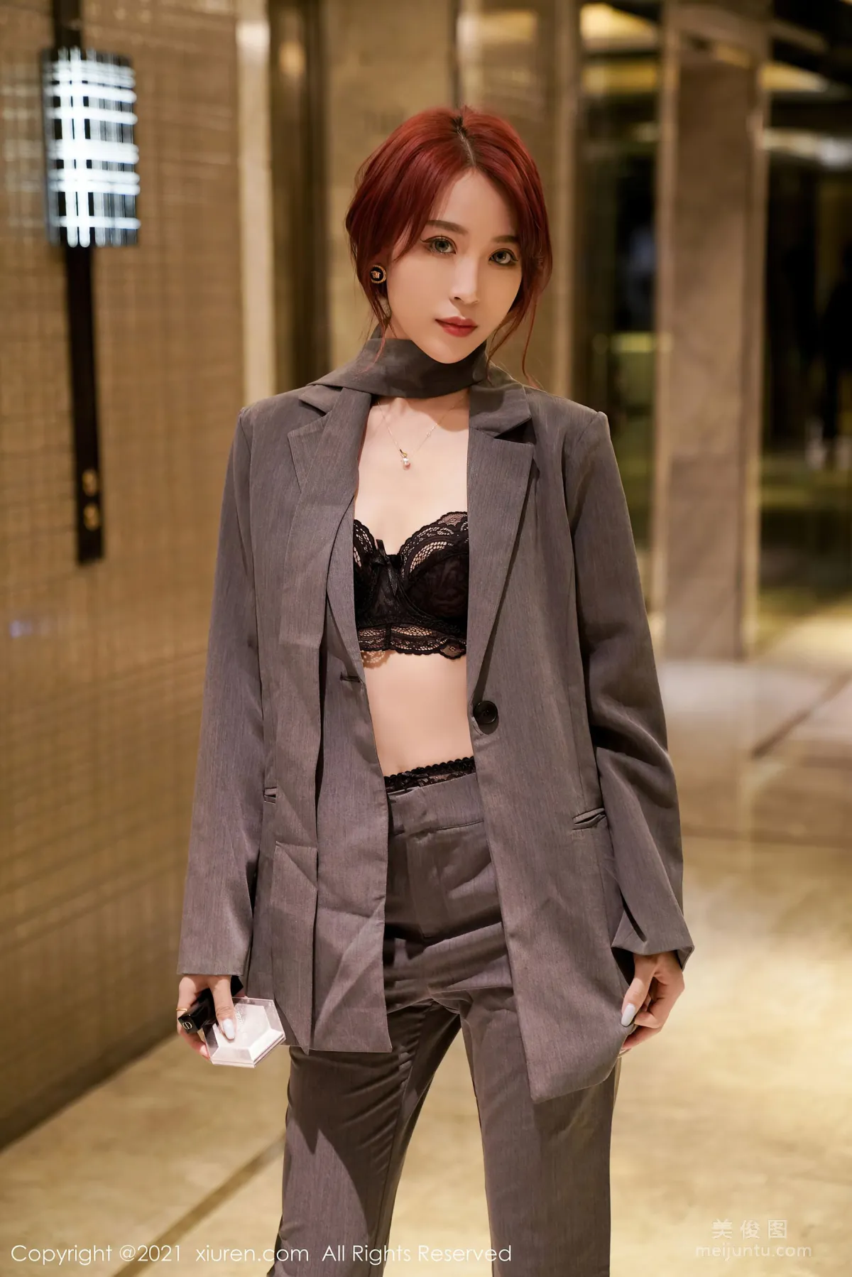 [秀人XIUREN] No.3368 周慕汐baby - 經典職場職業OL制服 4