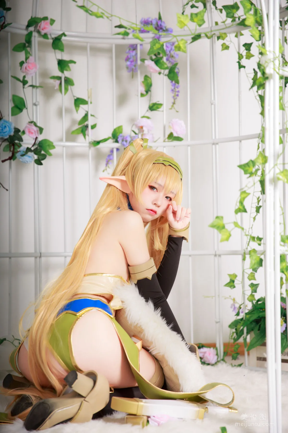 [Web Idols COSER Photos] G44 Buhui Shoushang, Elf Village photo 8