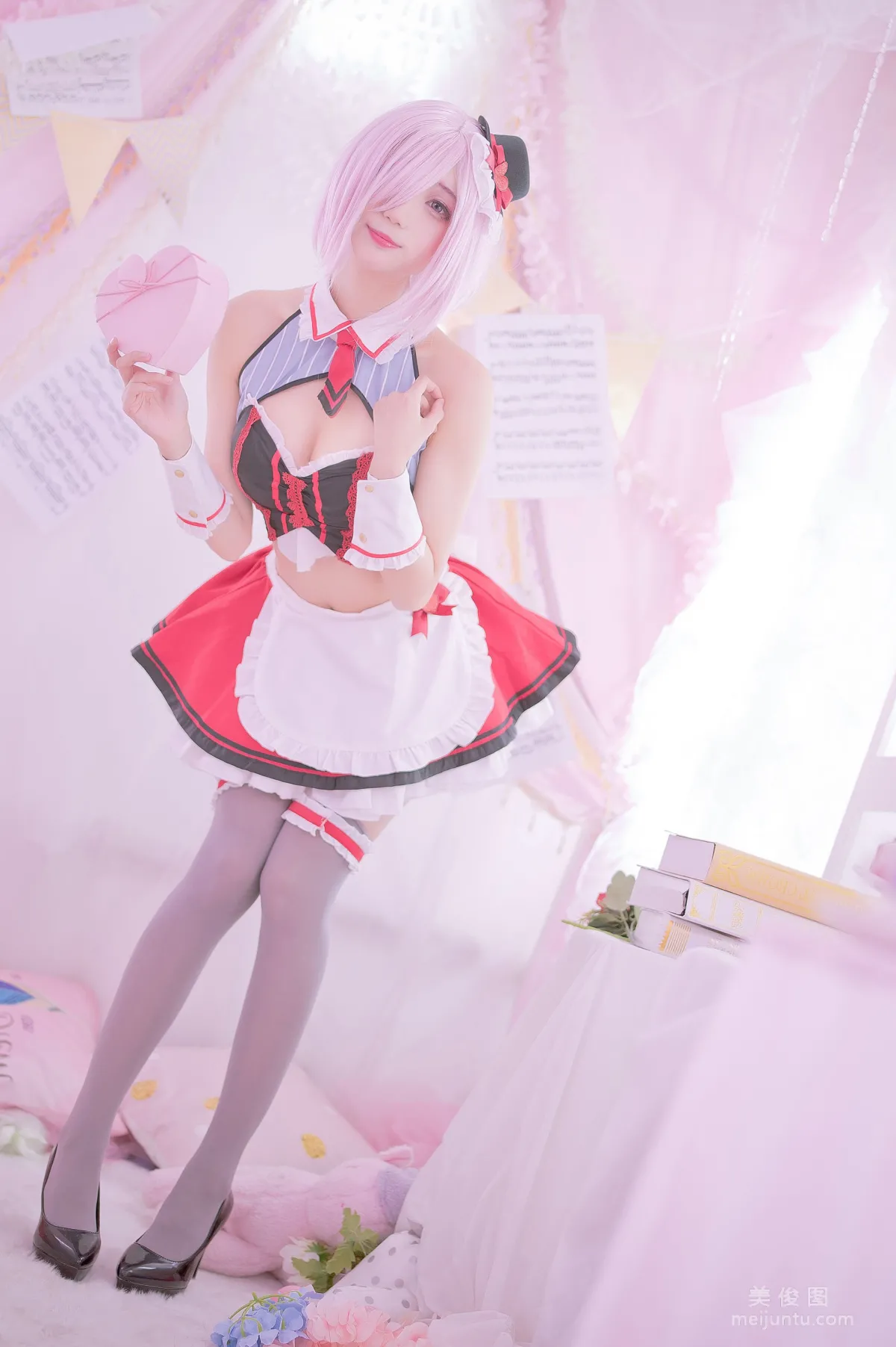 [Web Idols Coser Photo] Zhouji Shike Aitu Tu, Mash Valentine's Day Set photo 4
