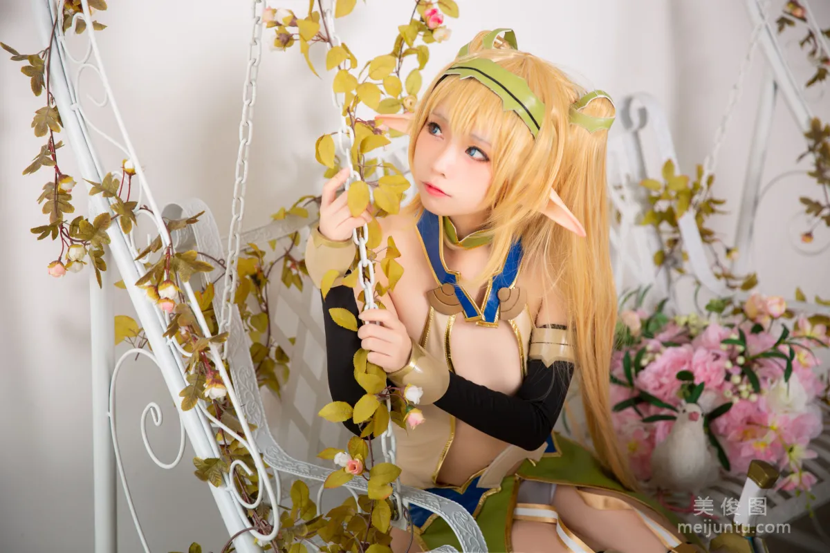 [Web Idols COSER Photos] G44 Buhui Shoushang, Elf Village photo 4