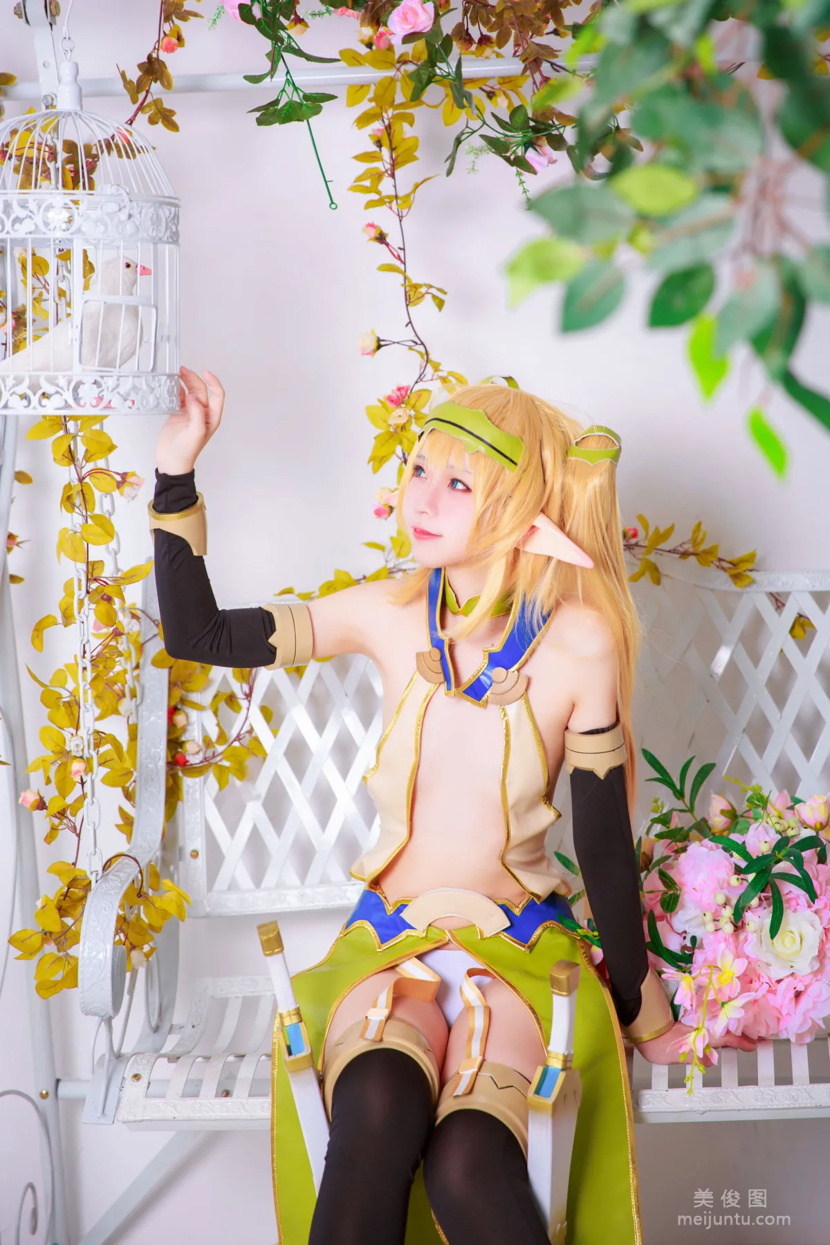 [Web Idols COSER Photos] G44 Buhui Shoushang, Elf Village photo 1