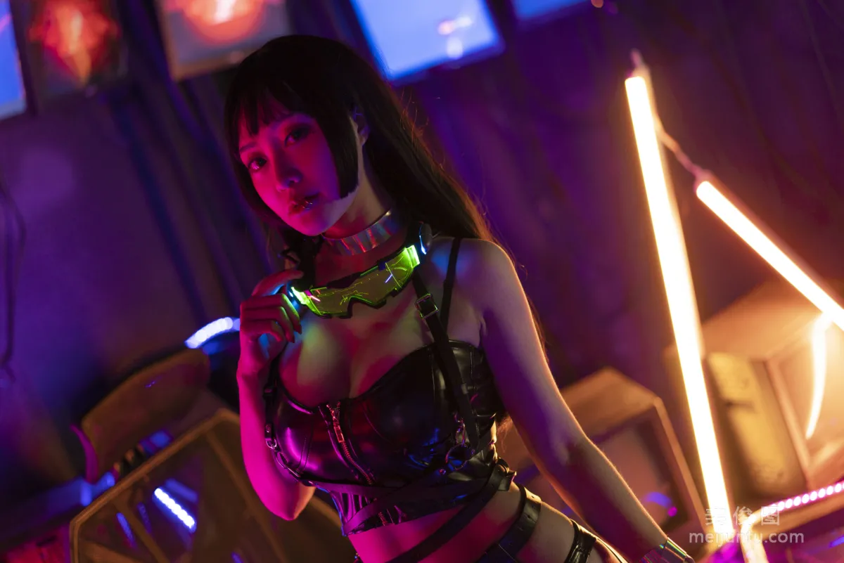 [Web Idols Coser Photos] Anime Blogger Tuoweiba Mizuki - Cyberpunk photo 2