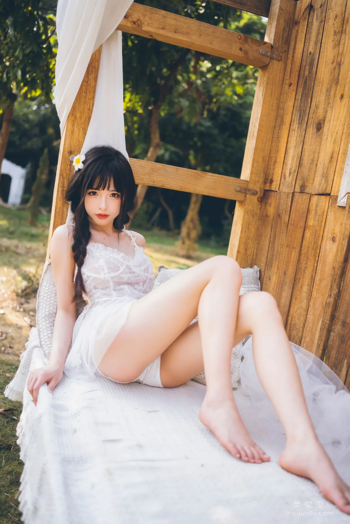 [Web Idols COSER Photos] Beauty Qingshui Younai, Pastoral Fresh 01 Set photo 7