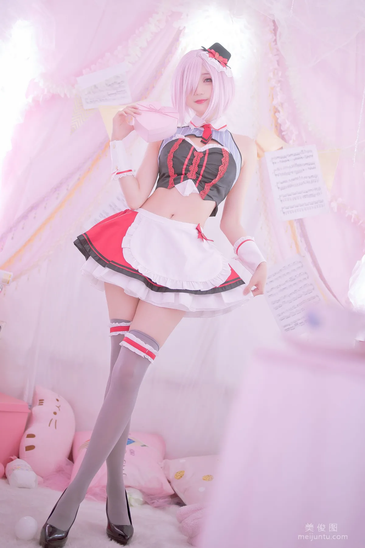 [Web Idols Coser Photo] Zhouji Shike Aitu Tu, Mash Valentine's Day Set photo 6