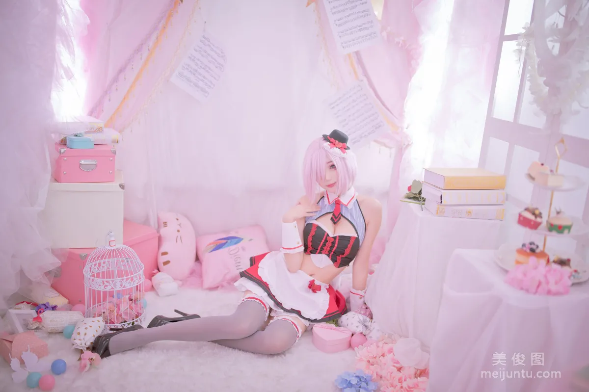 [Web Idols Coser Photo] Zhouji Shike Aitu Tu, Mash Valentine's Day Set photo 19
