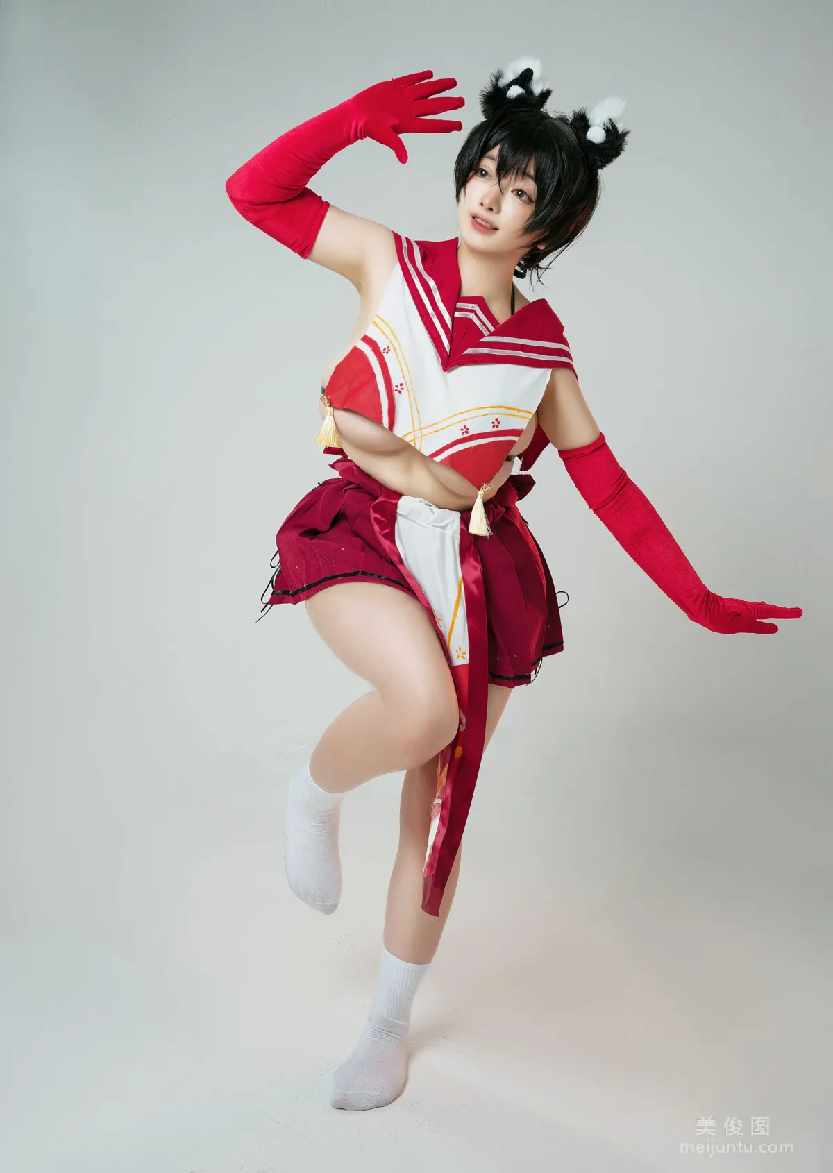 [Web Idol COSER Photos] NinJA Azhaizhai - Tsubaki photo 21