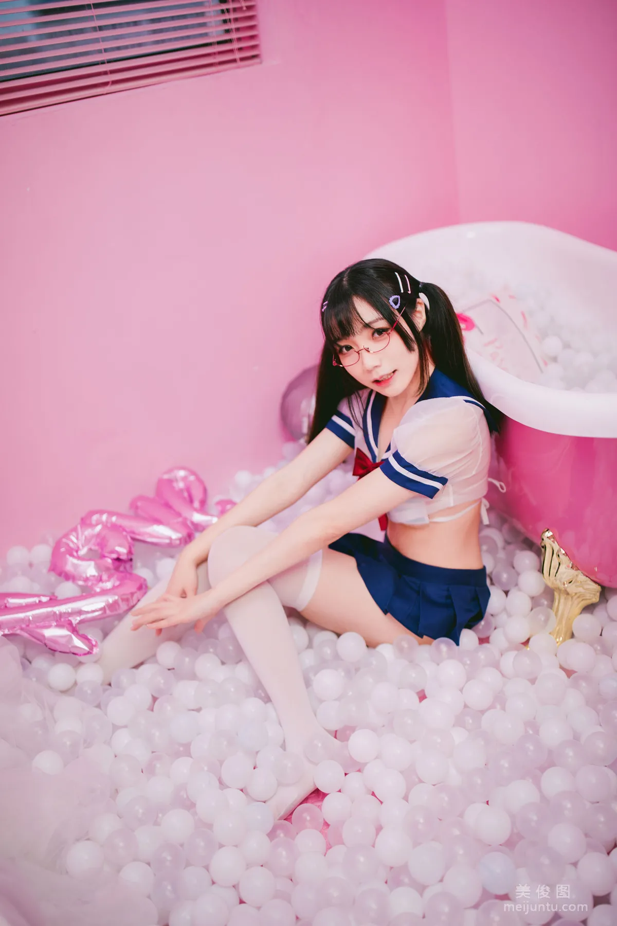 [網紅COSER寫真] 蘿莉福利真央Mao - JK 套圖 17