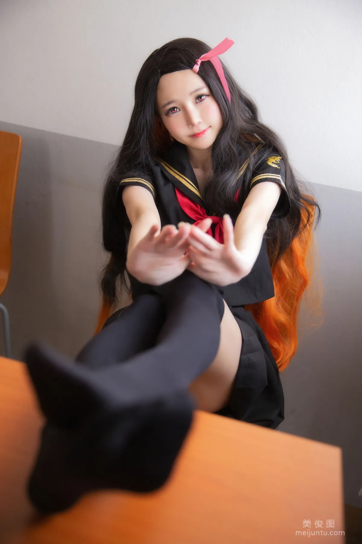 [Web Idols COSER Photos] Sally Dorasnow, Nezuko School photo 7