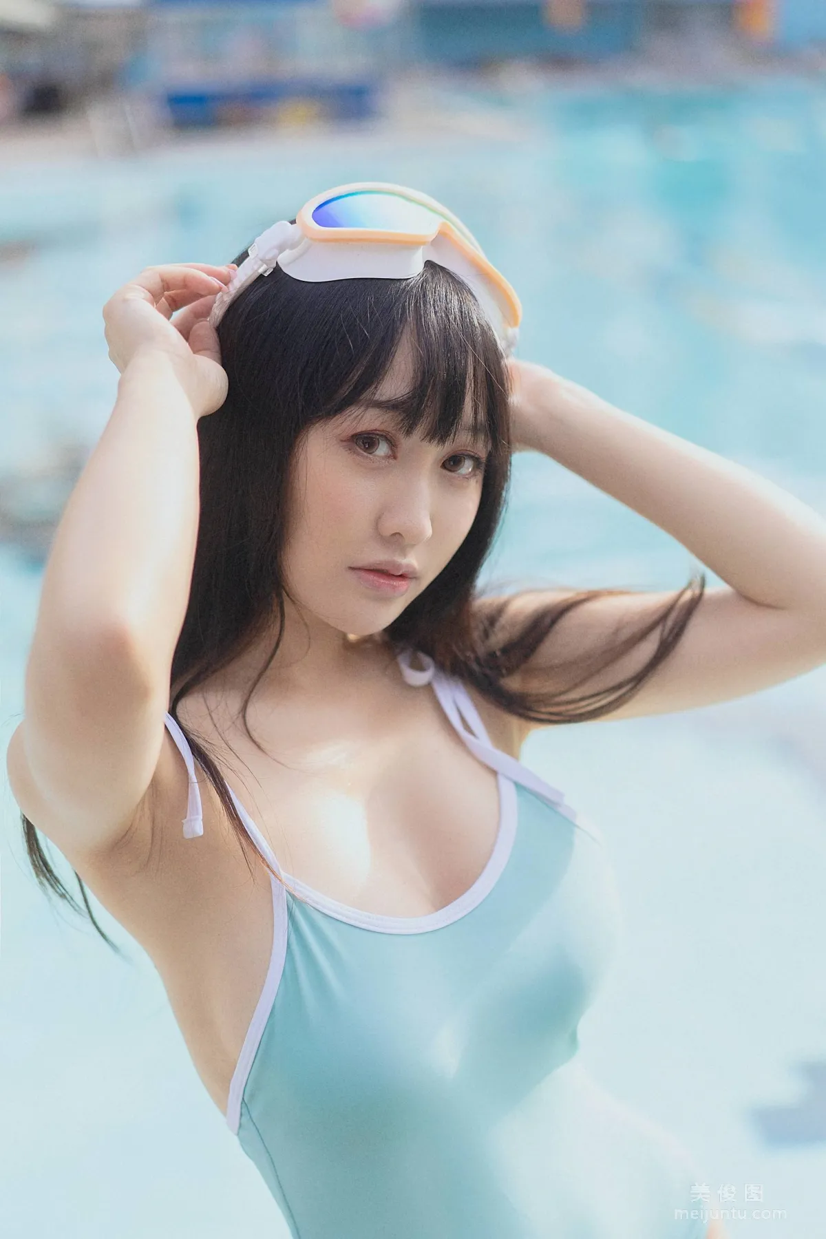 [Web Idol COSER Photo] Anime Blogger Tuoweiba Mizuki, Pool photo 3