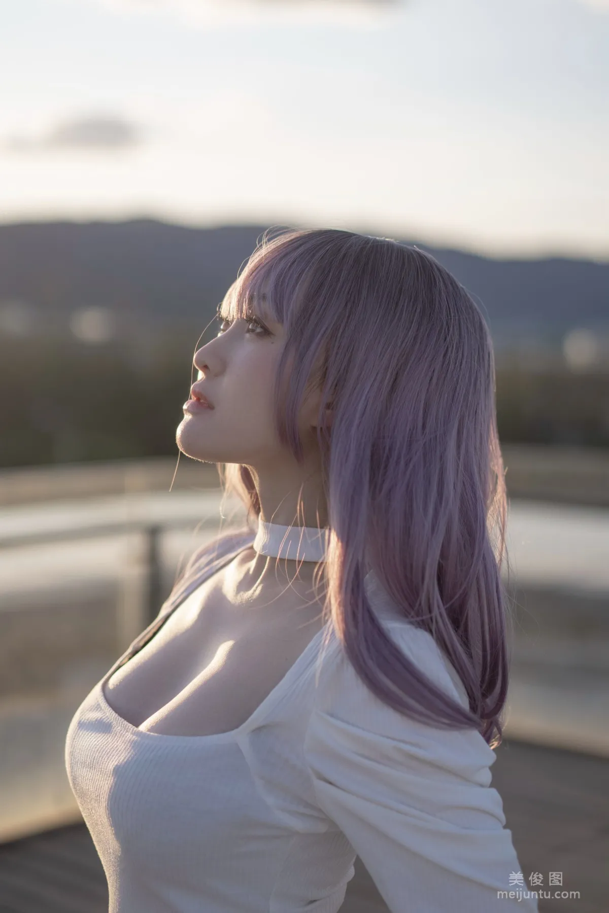 [Web Idols Photo] Anime Blogger Tuoweiba Mizuki - Rooftop Set photo 29
