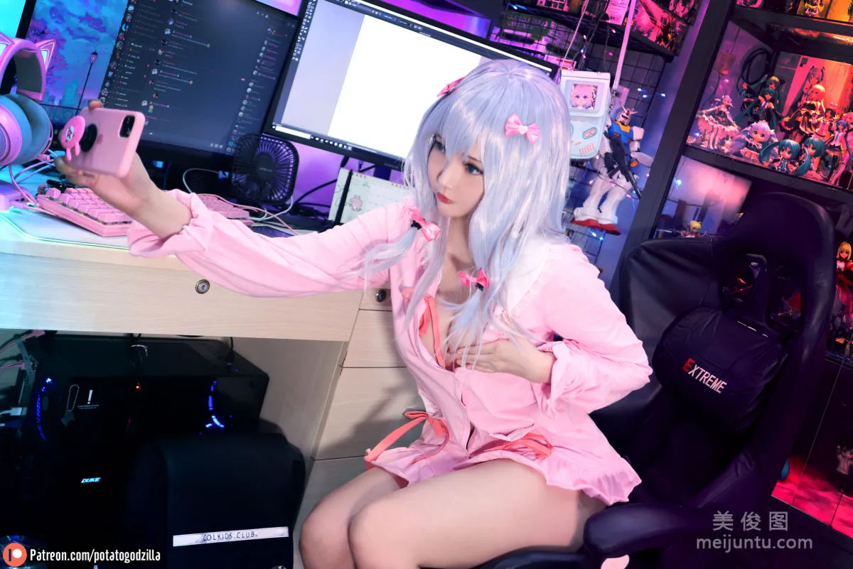 [网红COSER写真] Potato Godzilla - Sagiri 套图23