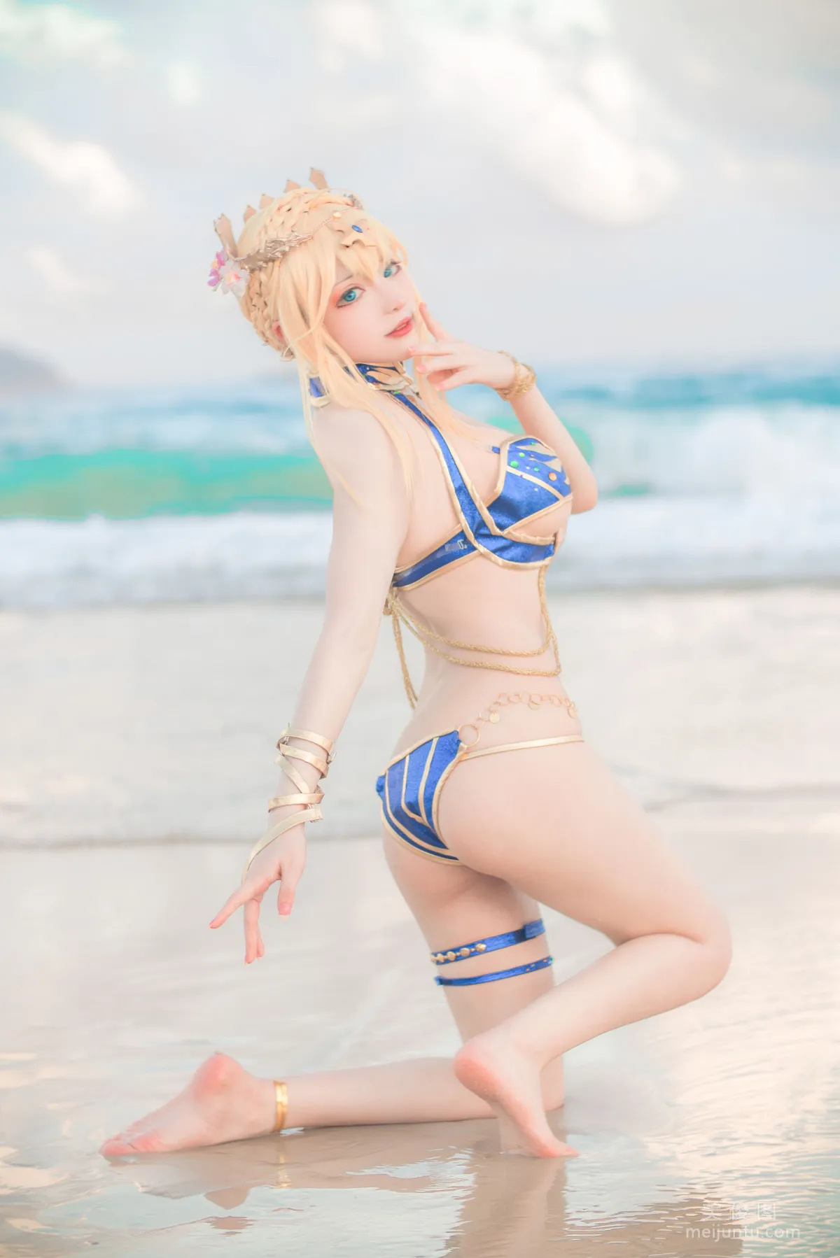 [Internet Celebrity COSER Photo] Qisikuai wii, White Gun Swimsuit photo 21