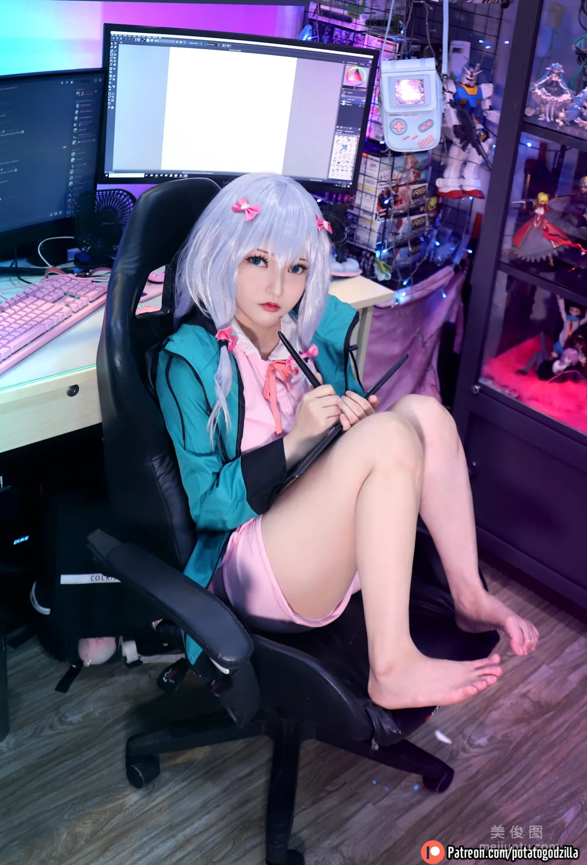 [网红COSER写真] Potato Godzilla - Sagiri 套图3