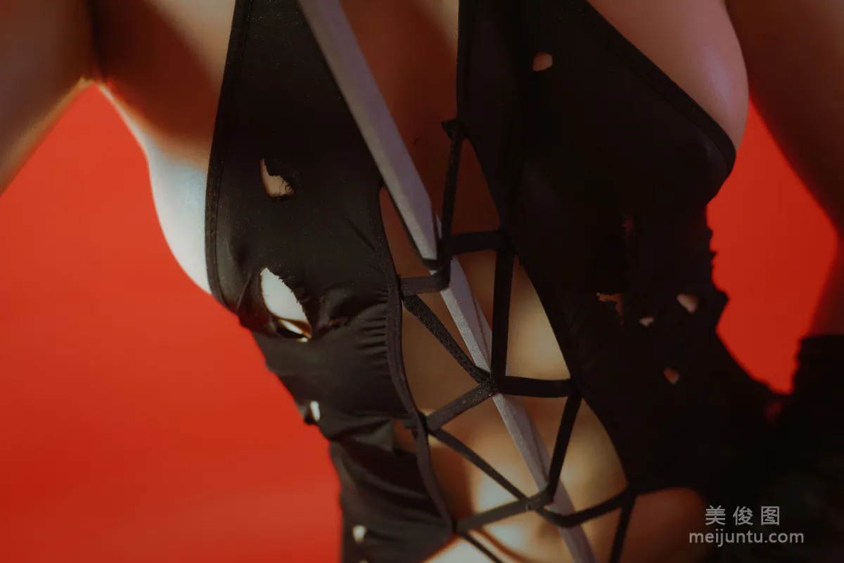 [Web Idol COSER Photos] Qiyue Miaozi - The Bound Ninja Set photo 34