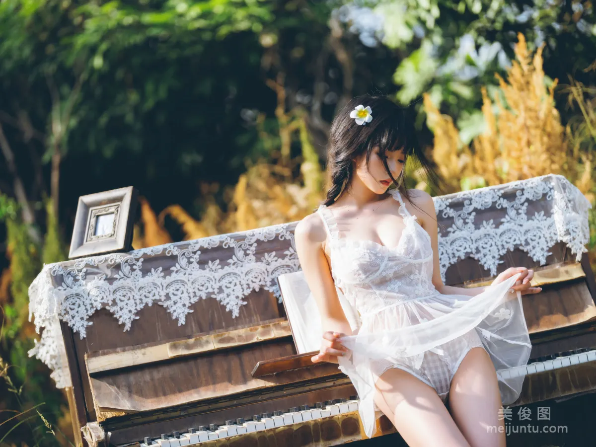 [Web Idols COSER Photos] Beauty Qingshui Younai, Pastoral Fresh 01 Set photo 62