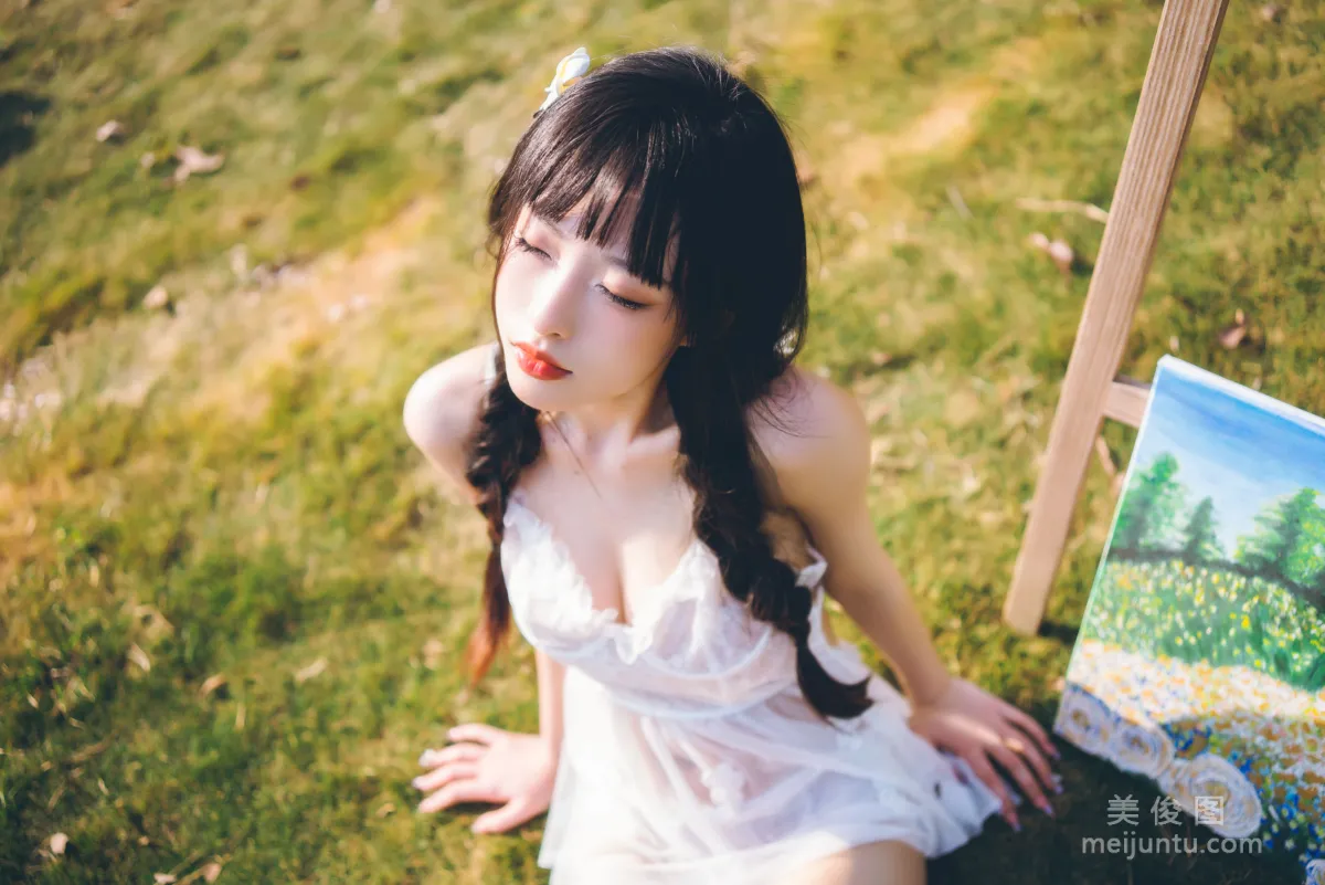 [Web Idols COSER Photos] Beauty Qingshui Younai, Pastoral Fresh 01 Set photo 13