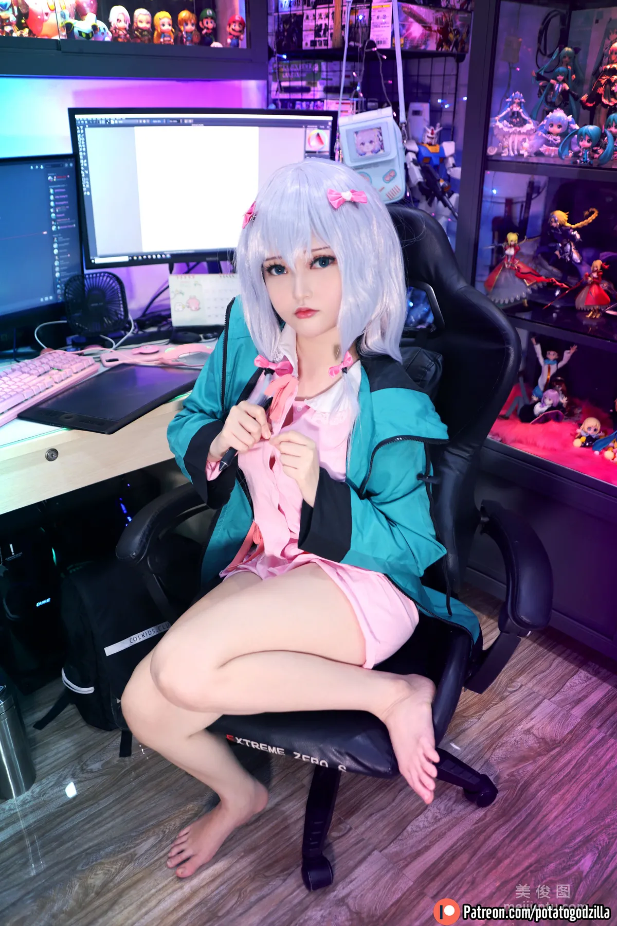 [网红COSER写真] Potato Godzilla - Sagiri 套图12