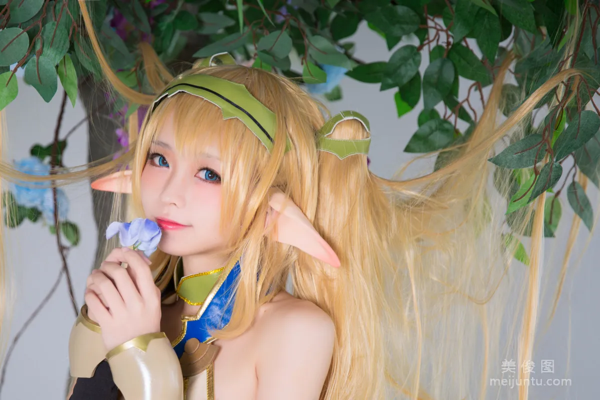 [Web Idols COSER Photos] G44 Buhui Shoushang, Elf Village photo 13