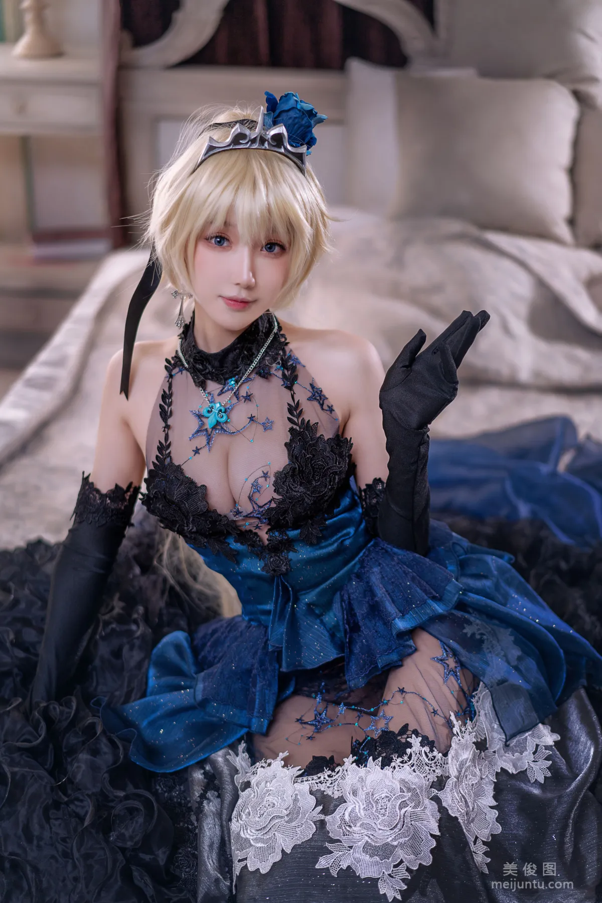 [Internet Celebrity COSER Photos] Abao Yeshi Tuniang - Jeanne Wedding Dress photo 22